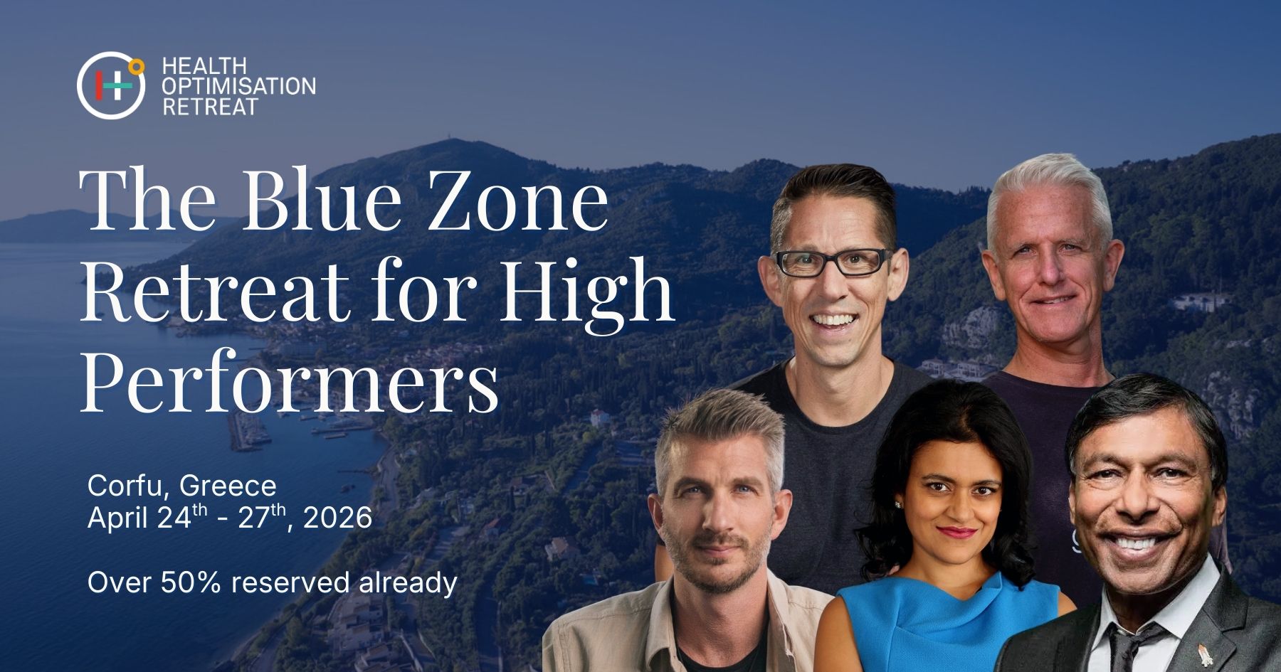 Health Optimisation Retreat in Corfu | Apr 24-27, 2026 - Corfu