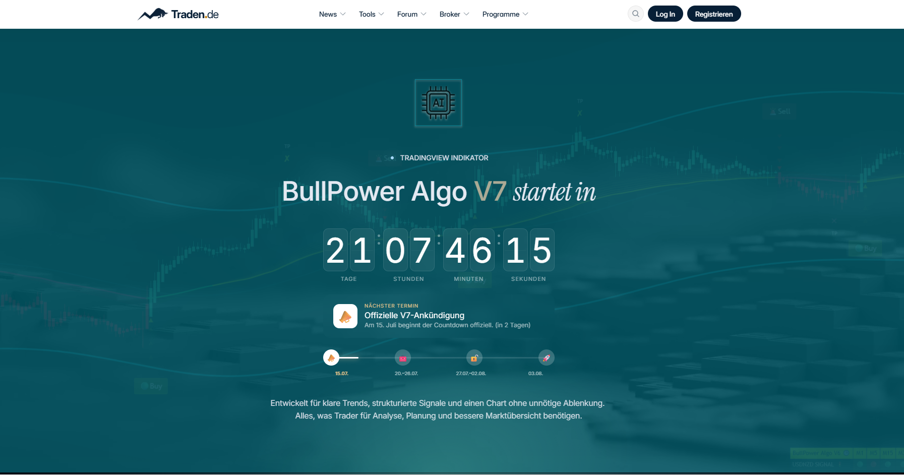 BullPower Algo V7 Release Countdown