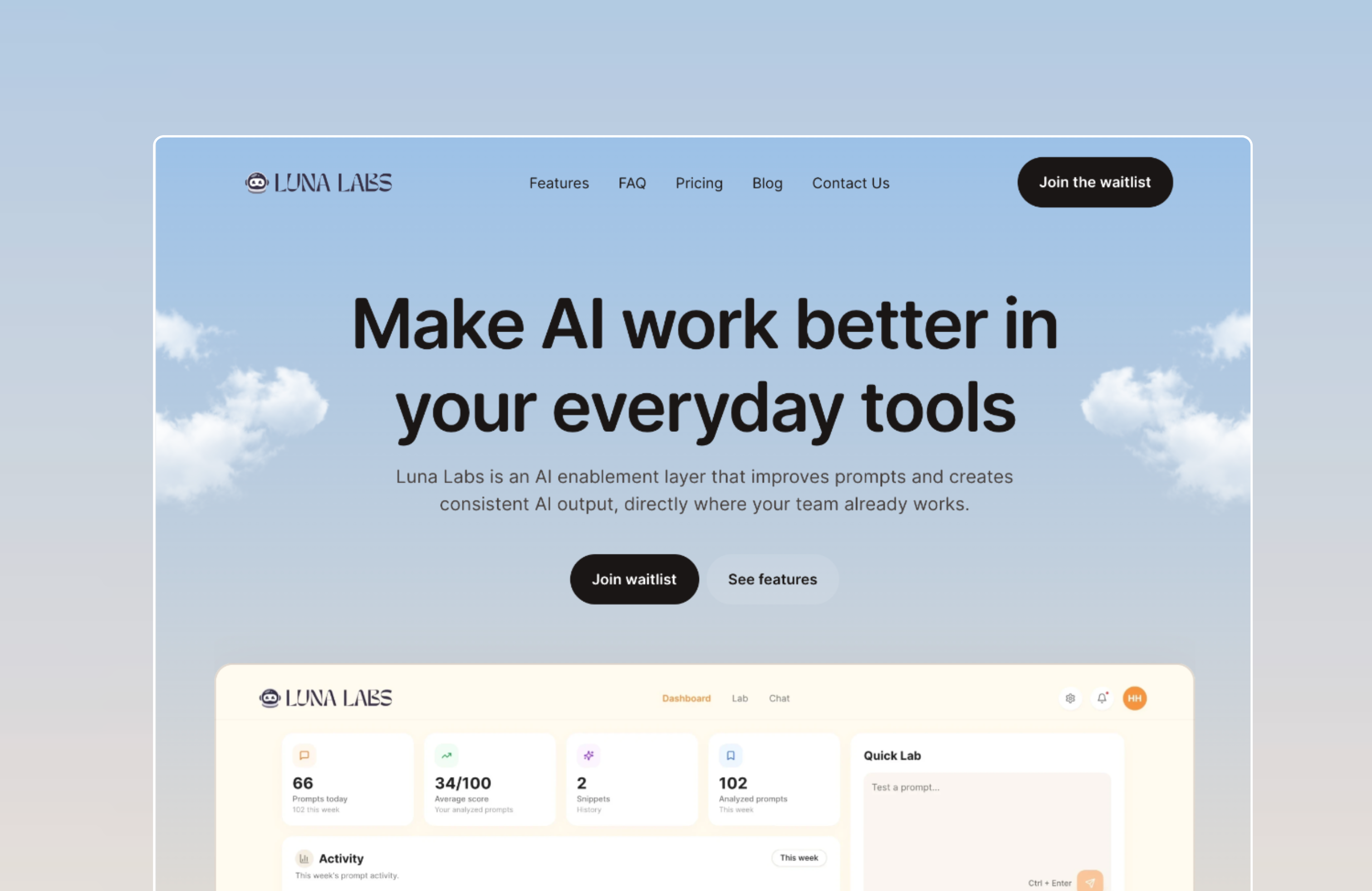 AI Enablement Layer for Teams | Luna Labs