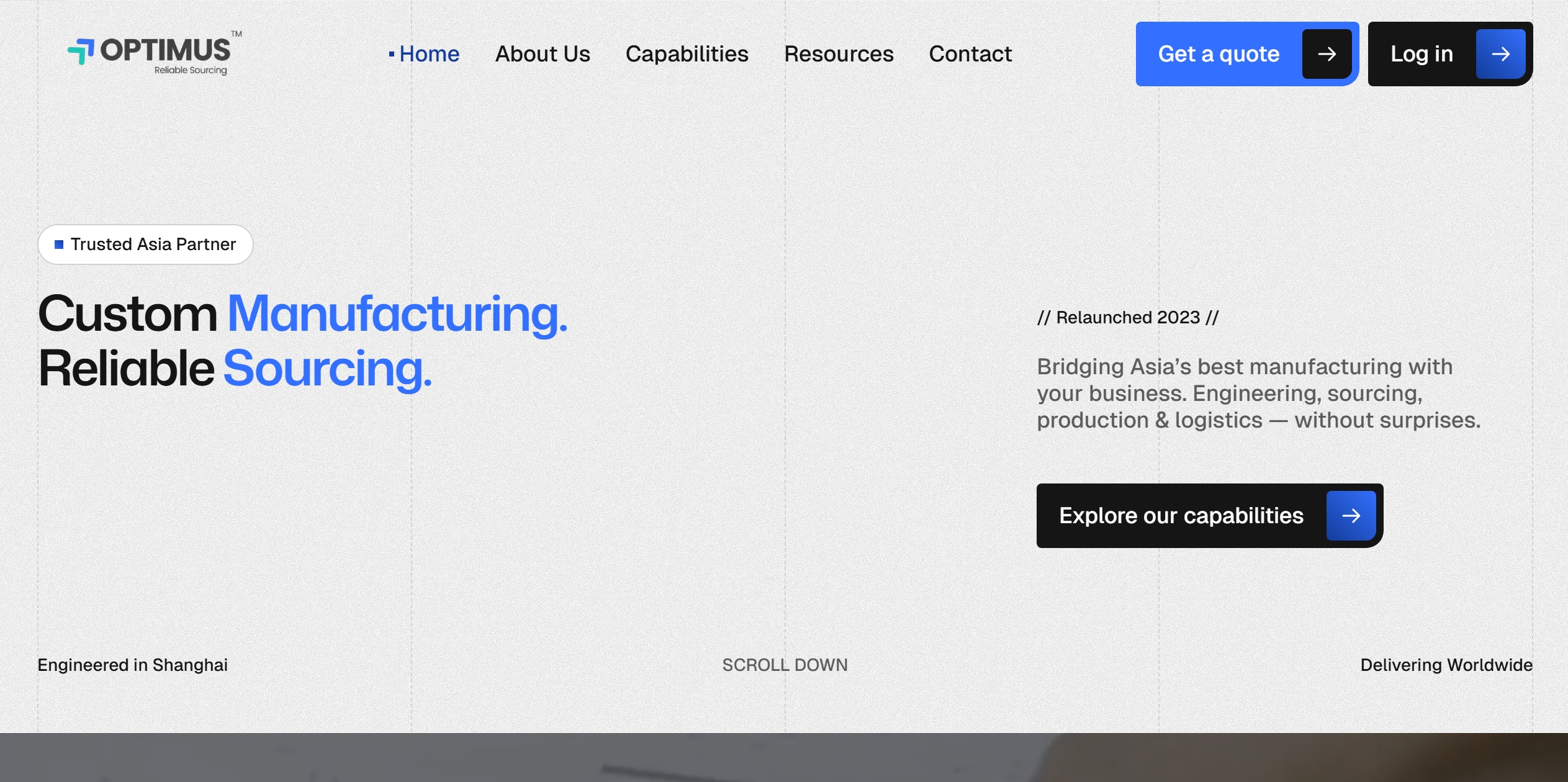 Optimus Engineering Optimus | Manufacturing & Supply Solutions