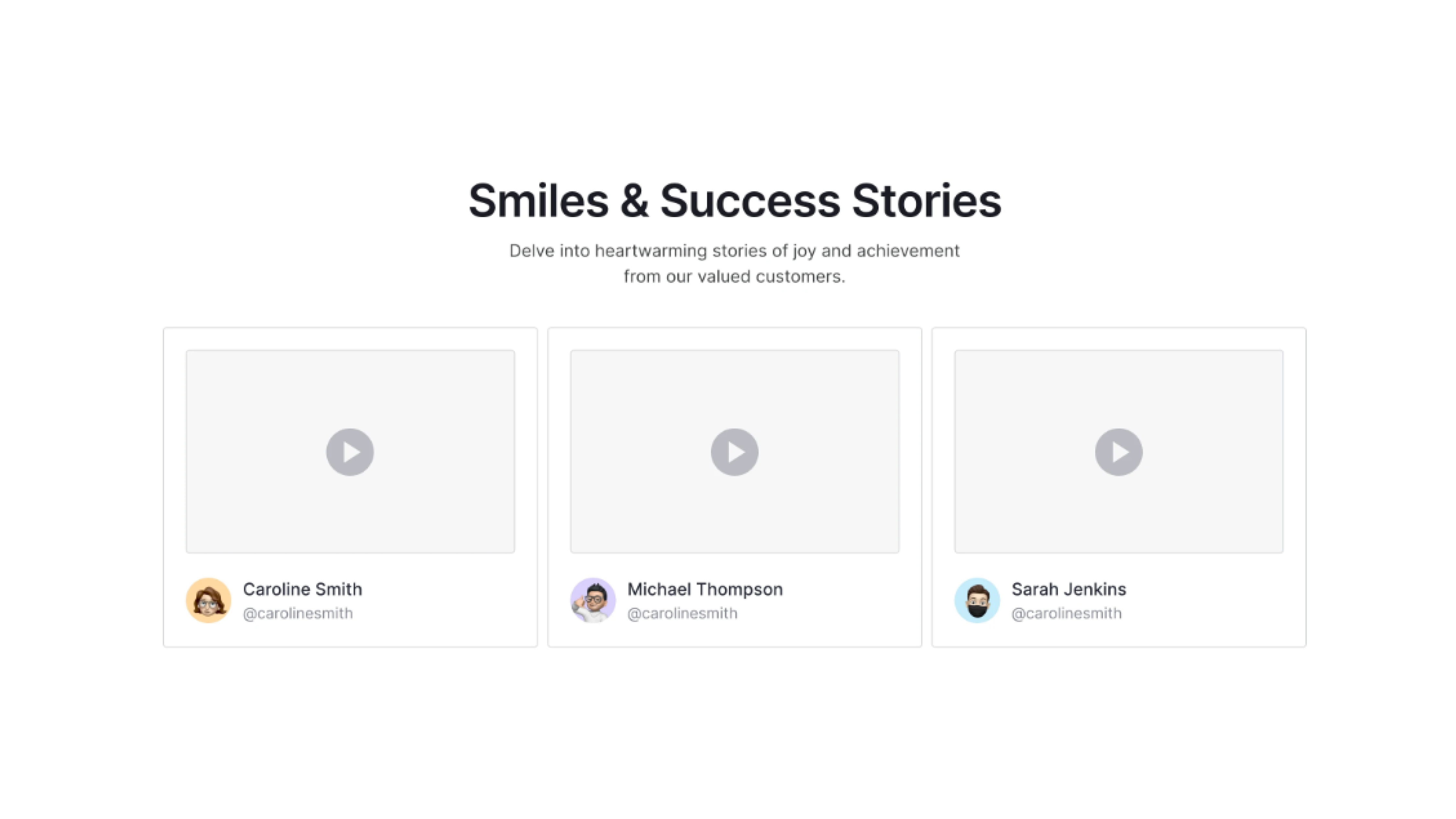 Framer Testimonials Section Collection － Remixables