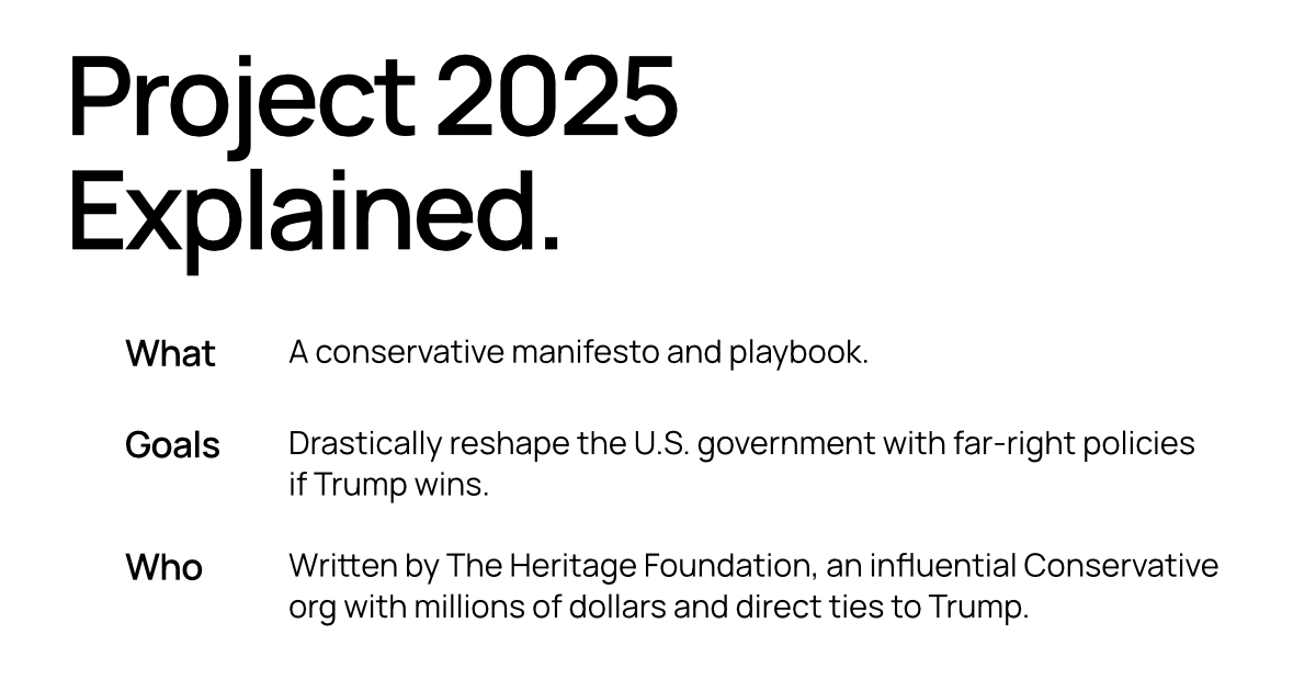 Project 2025 Explained