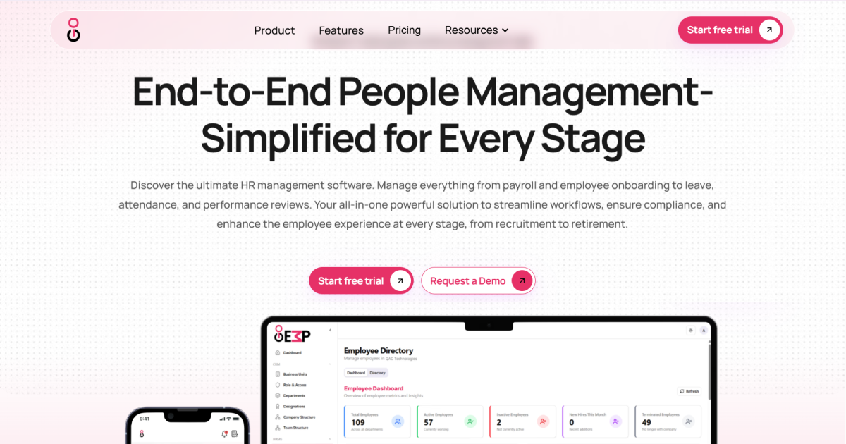 People Management Software People & Employee Management System for Teams | Go Emp