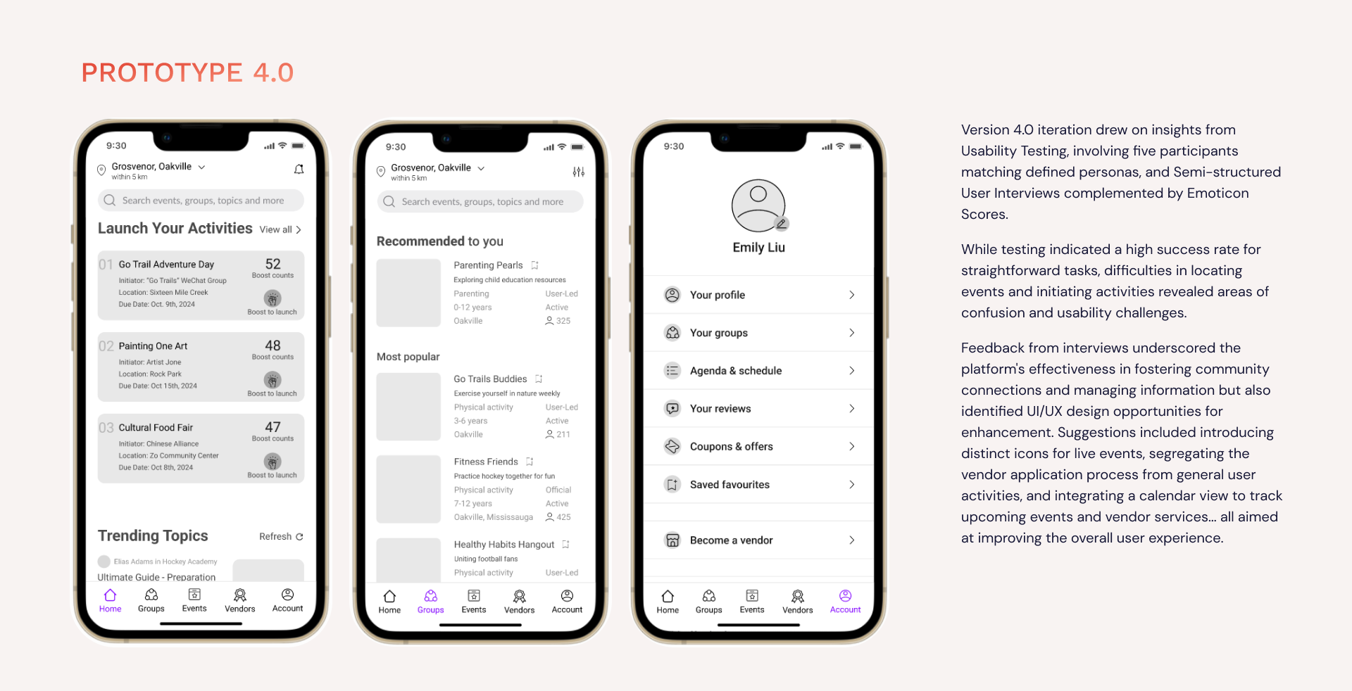 Usability iterations — 7 slides — 4 of 7
