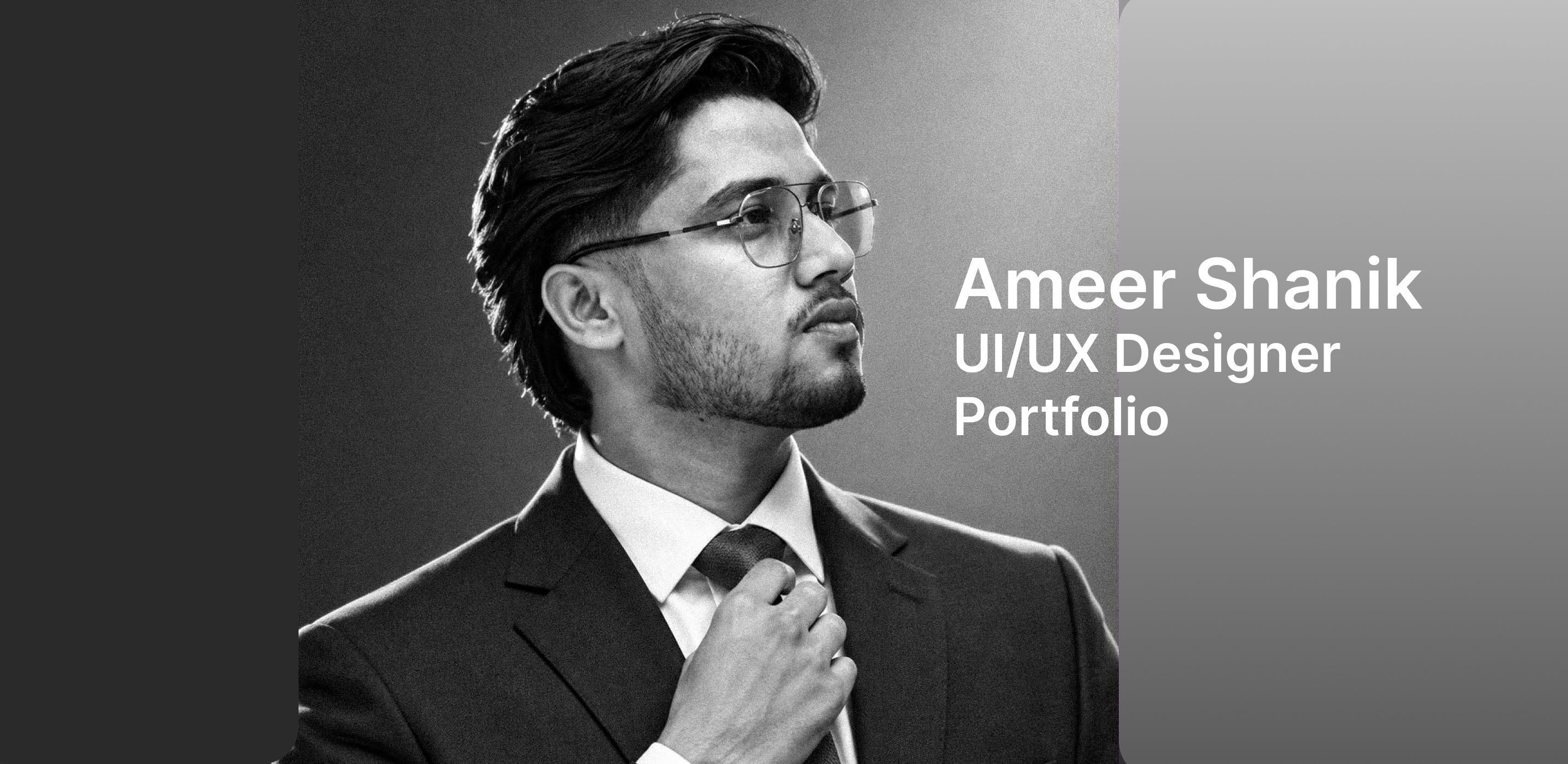 AMEER SHANIK UI/UX Designer Portfolio