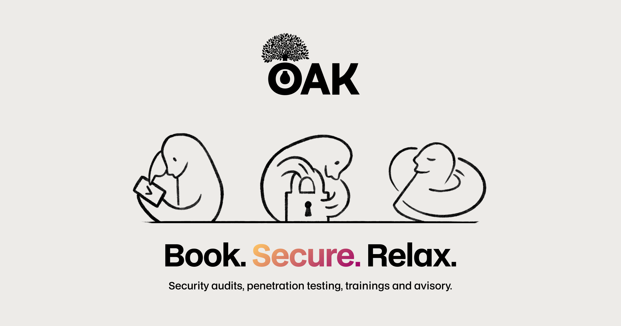 Oak Security · Book. Secure. Relax.
