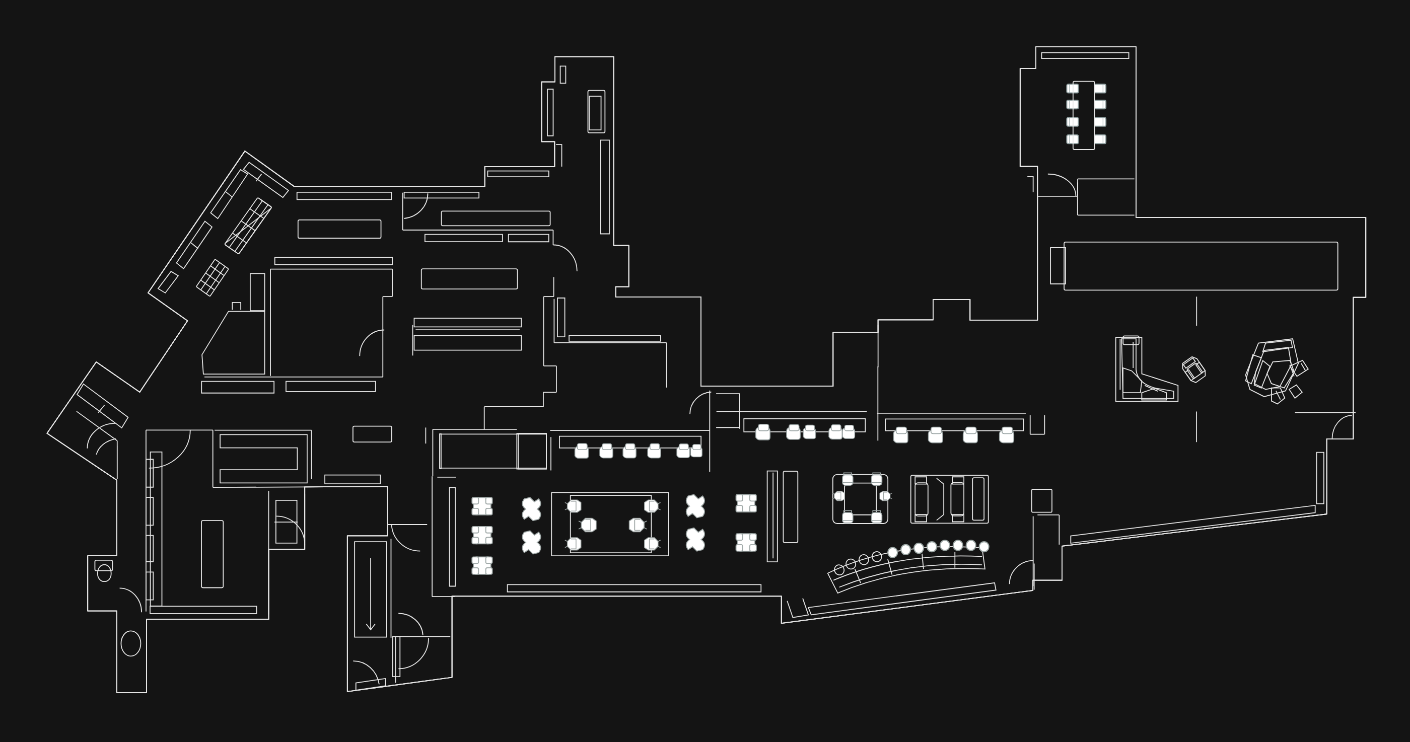 The same floor plan as a CAD drawing