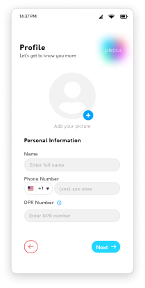 App screen 1