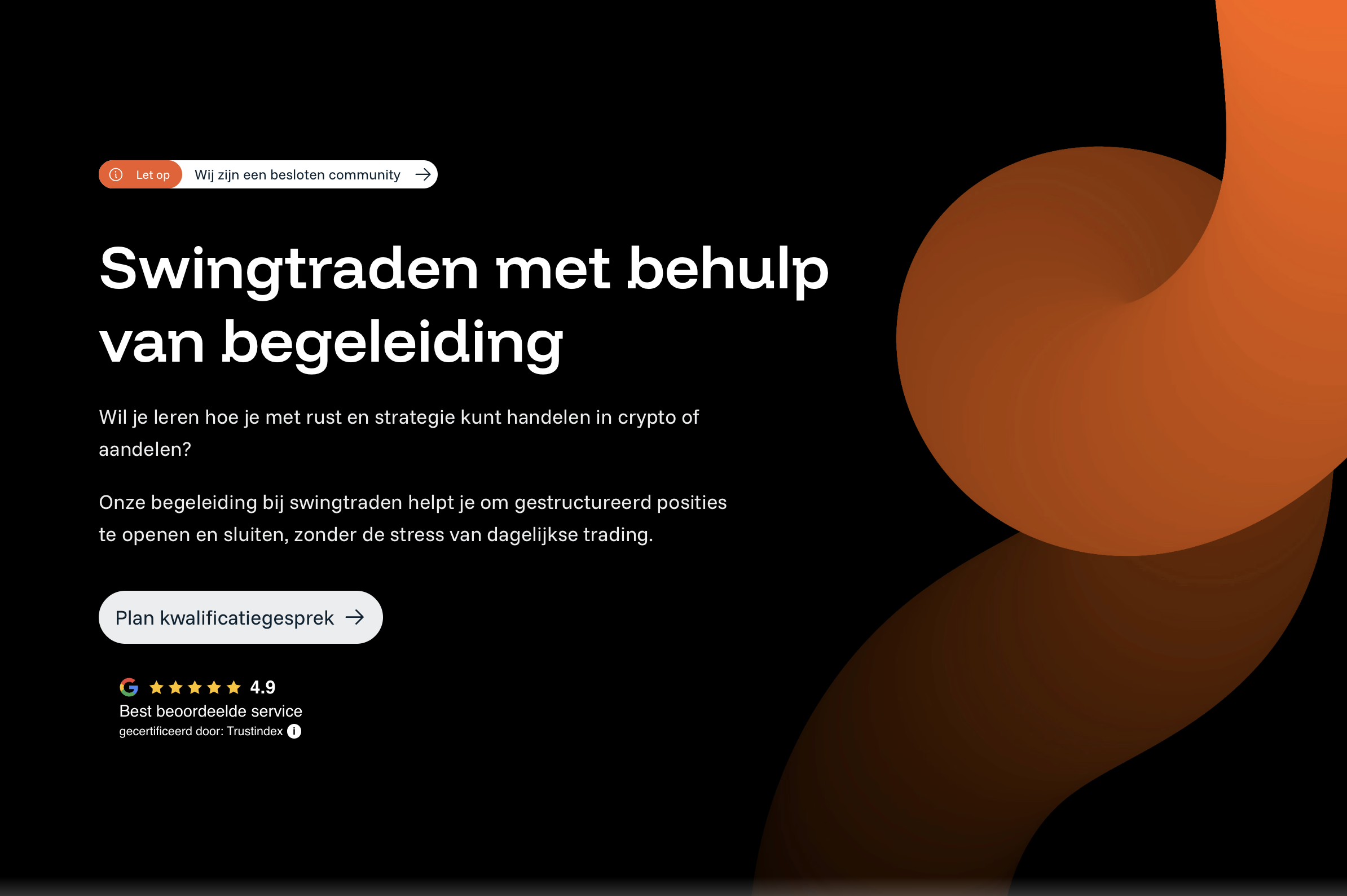 Swingtraden met begeleiding | Crypto Universiteit