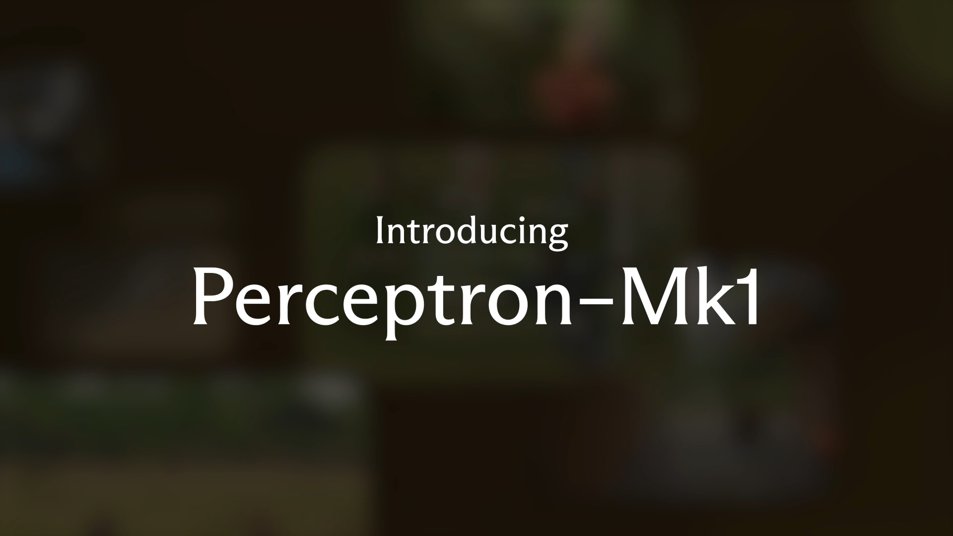 Perceptron Mk1.5 embodied AI model logo