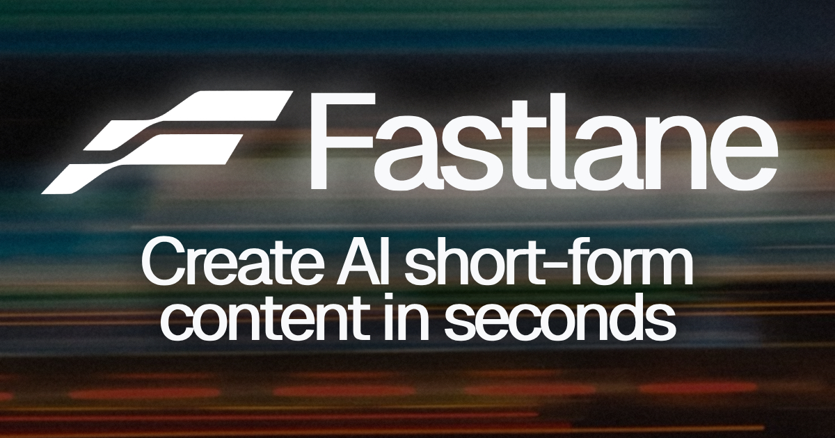 Fastlane | Create Winning Short-Form Content In Seconds screenshot