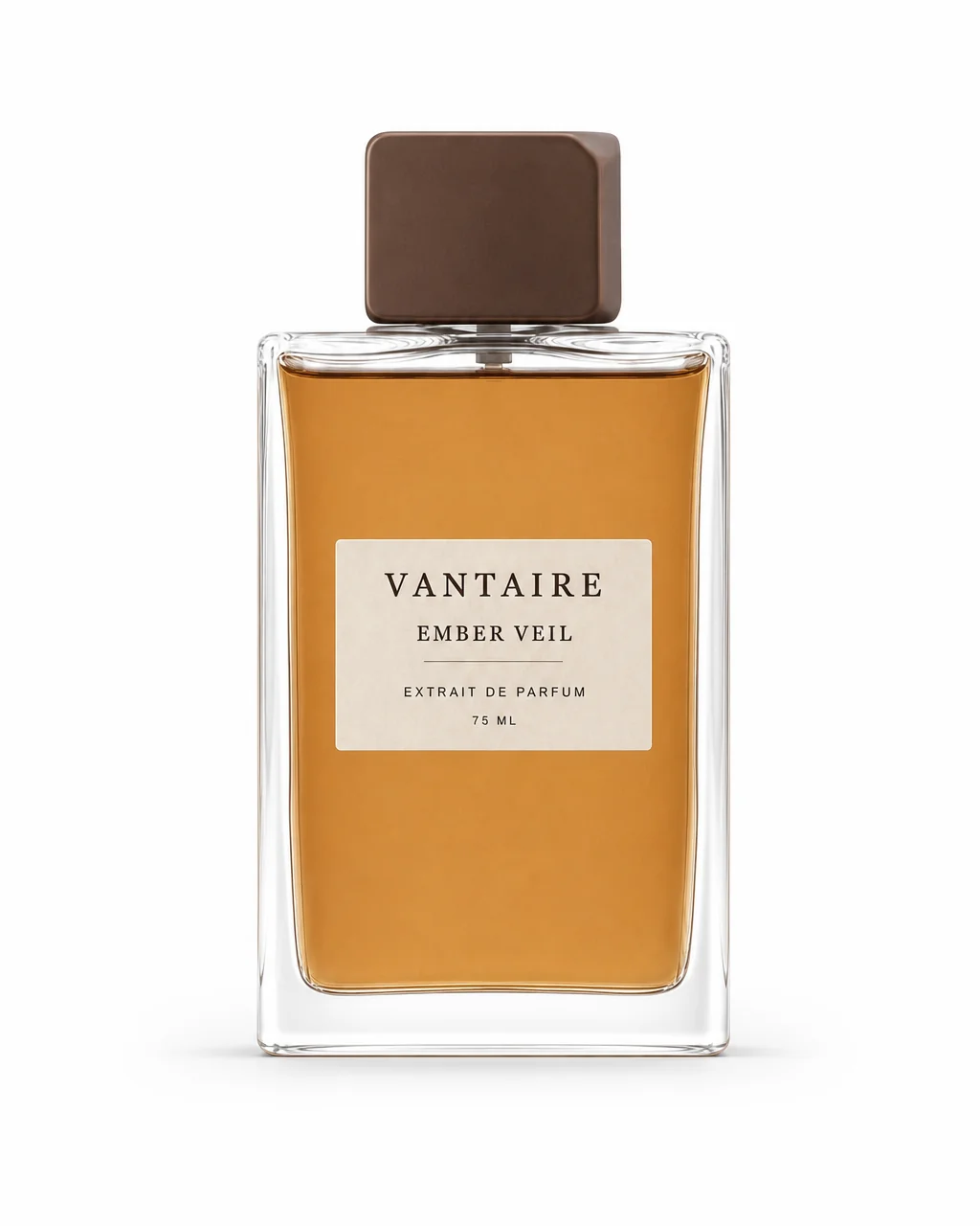 EMBER VEIL bottle, clean front with parchment label.