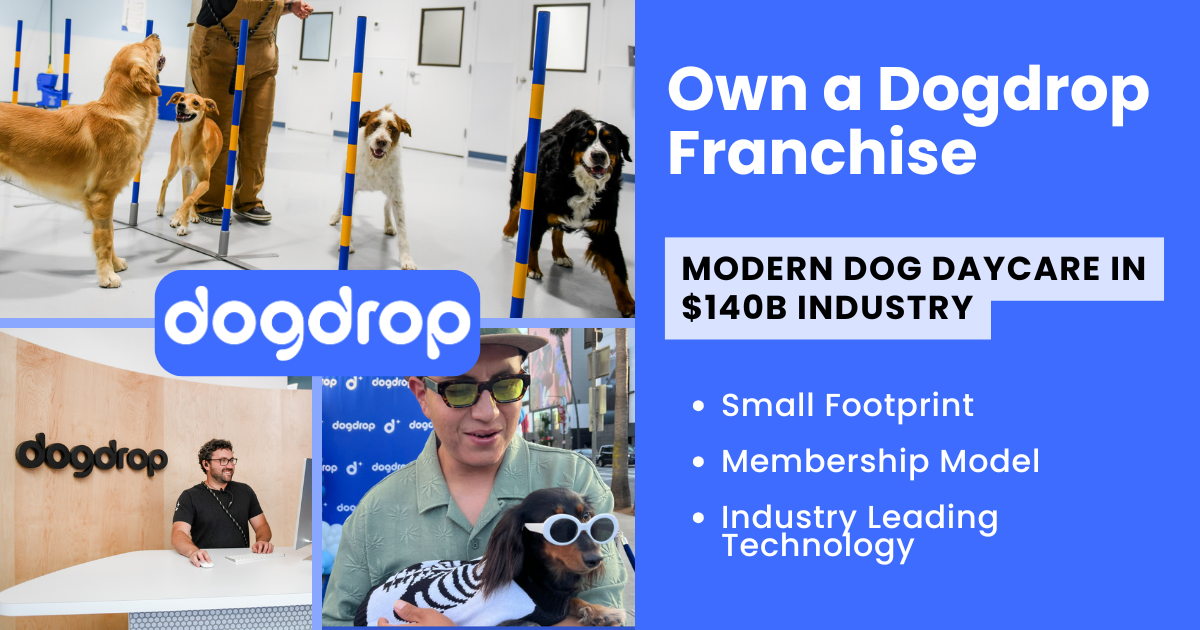 Dogdrop Franchise Opportunities Own A Modern Dog Daycare Business