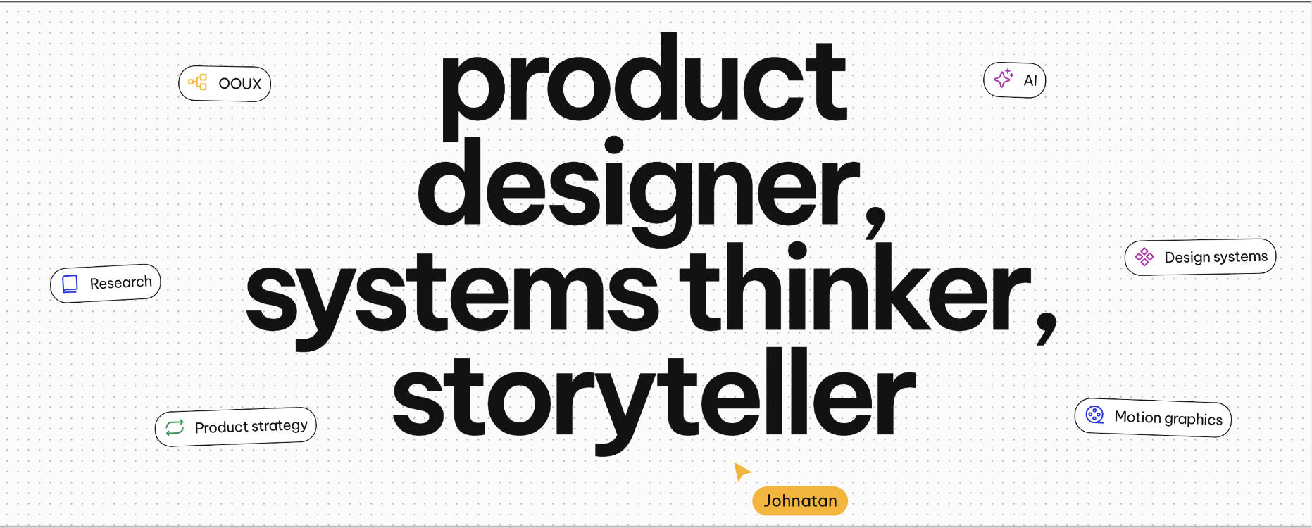 Johnatan Uribe Product Designer and leader