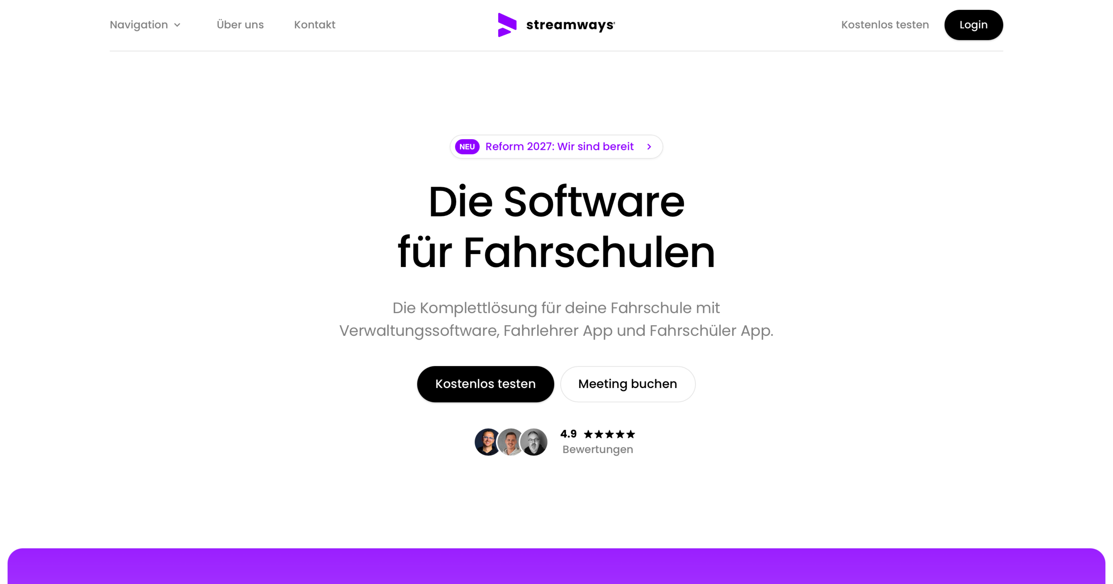 streamways website preview