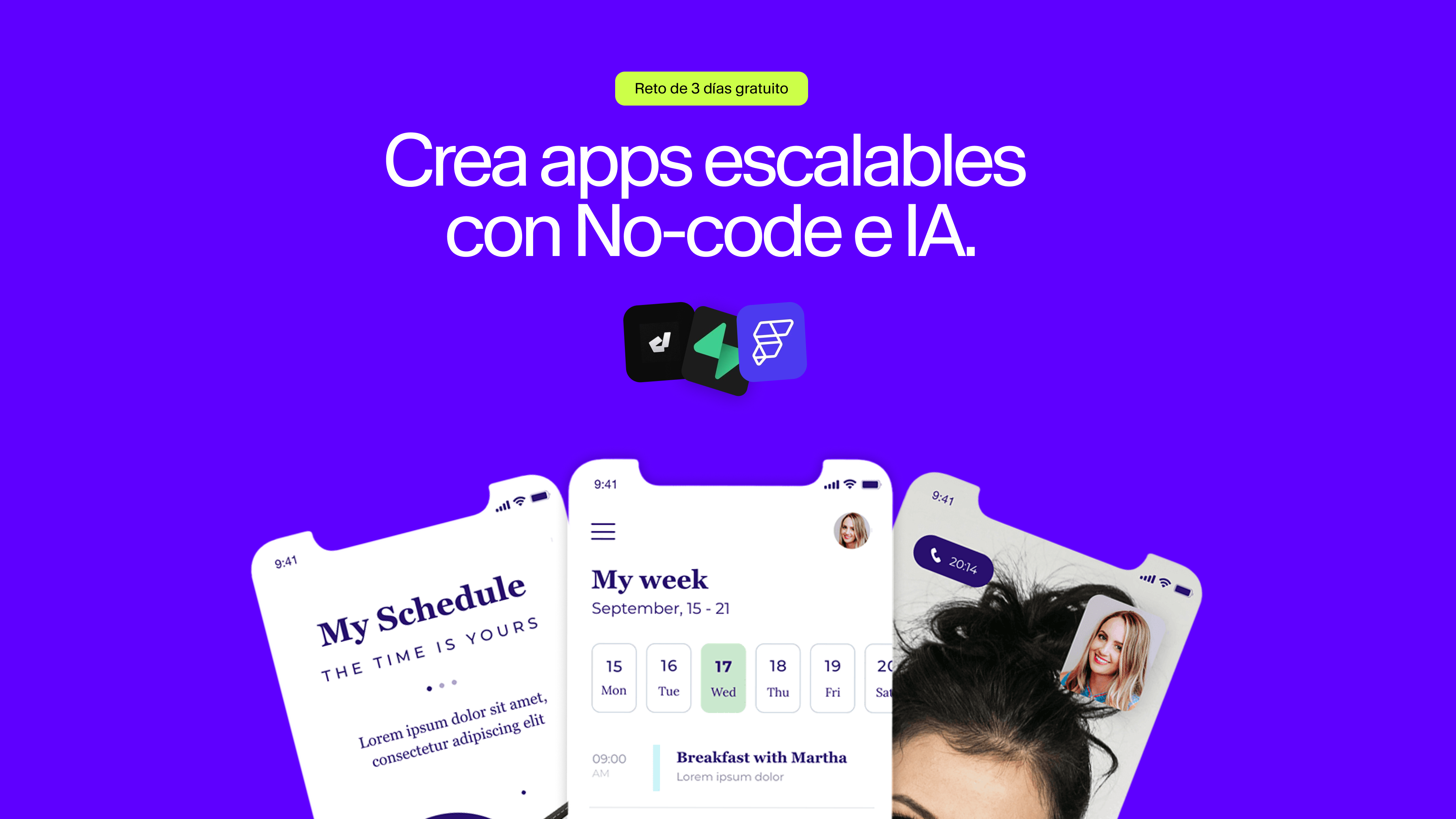 Crea apps escalables con No-code e IA