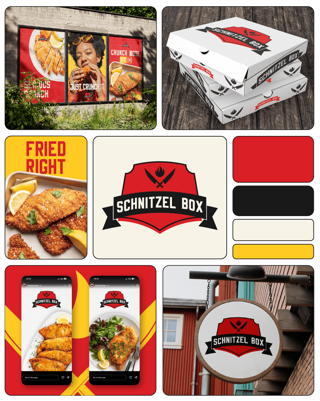 Schnitzel Box Visual Identity