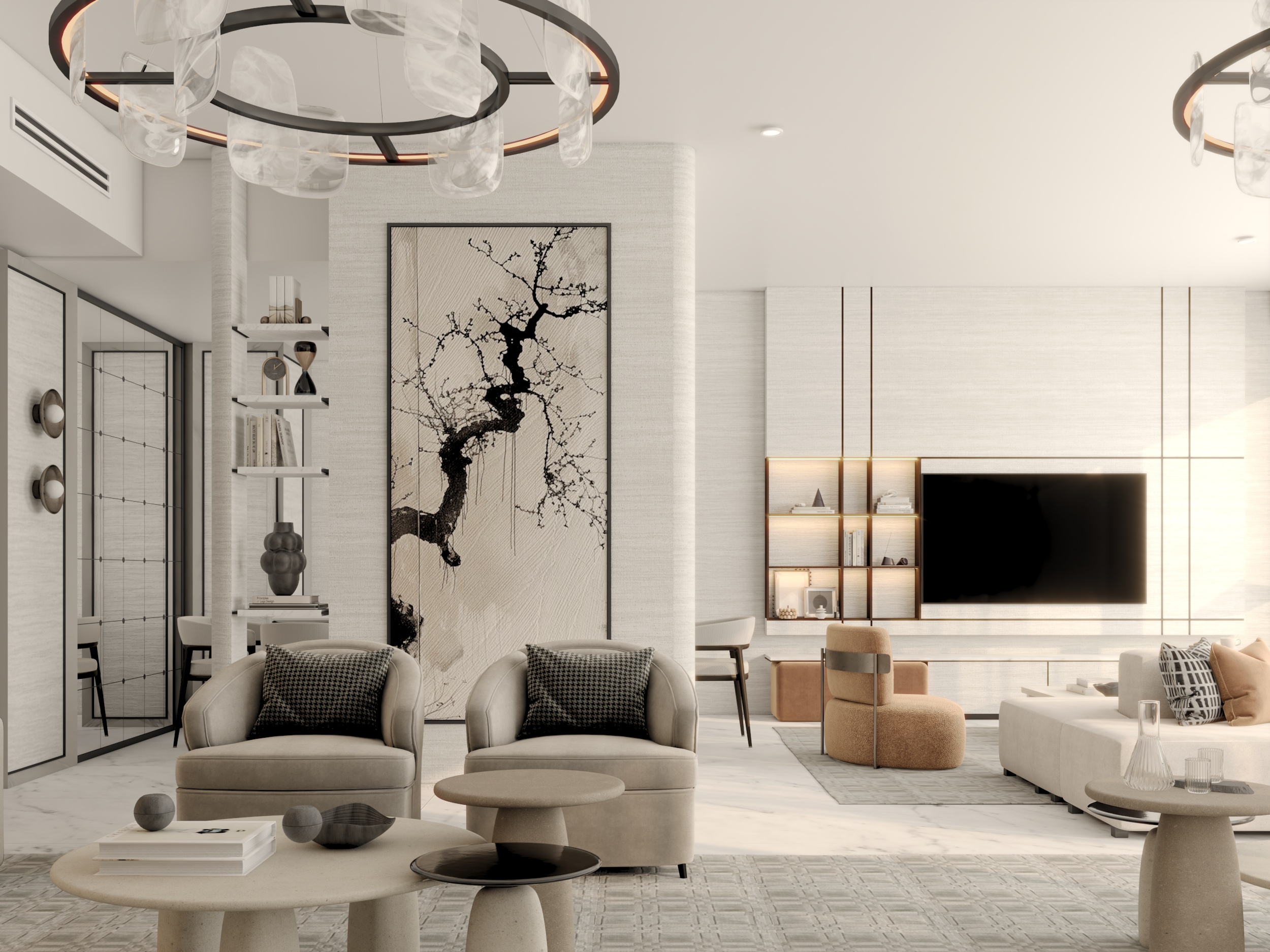 Elegant hotel lobby showcasing premium construction quality