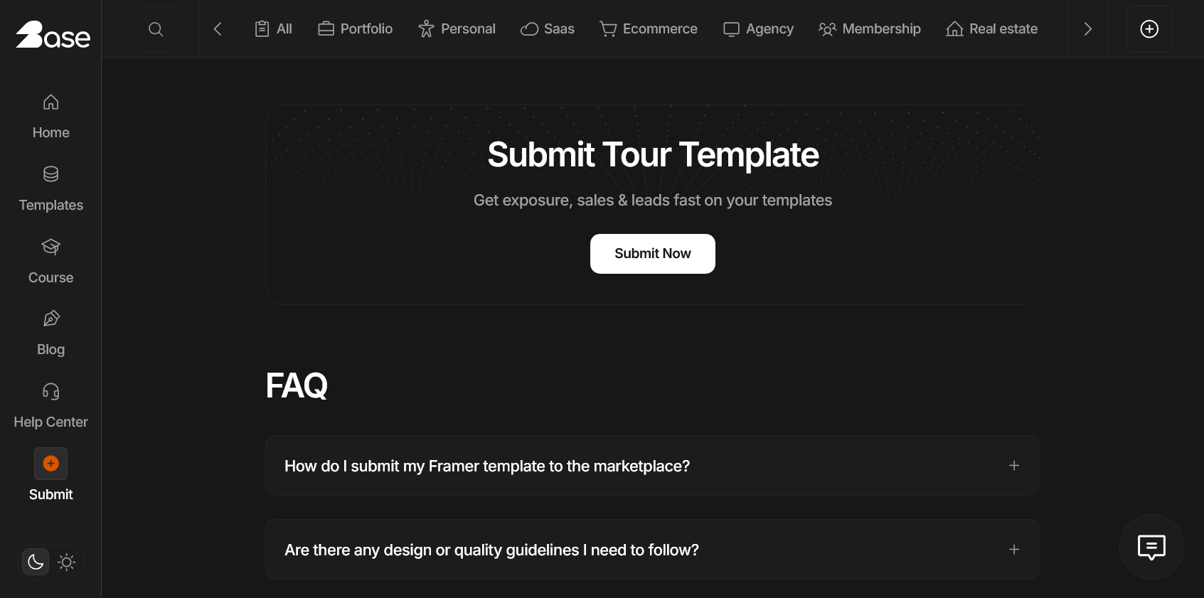 Sell Your Framer Templates Earn Passive Income Base Supply