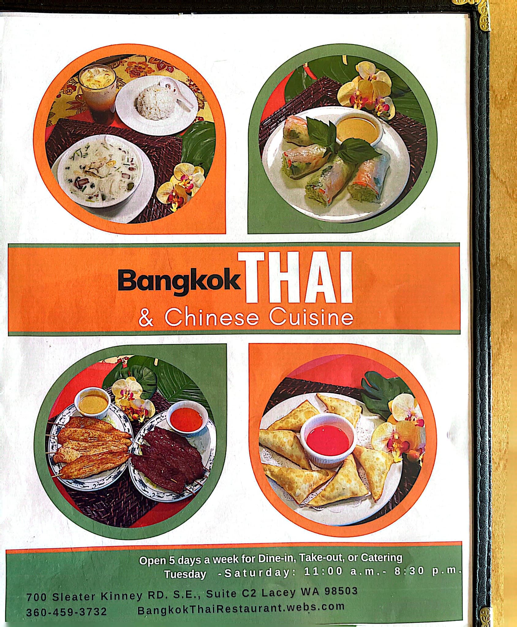 Bangkok Thai Restaurant Lacey,WA