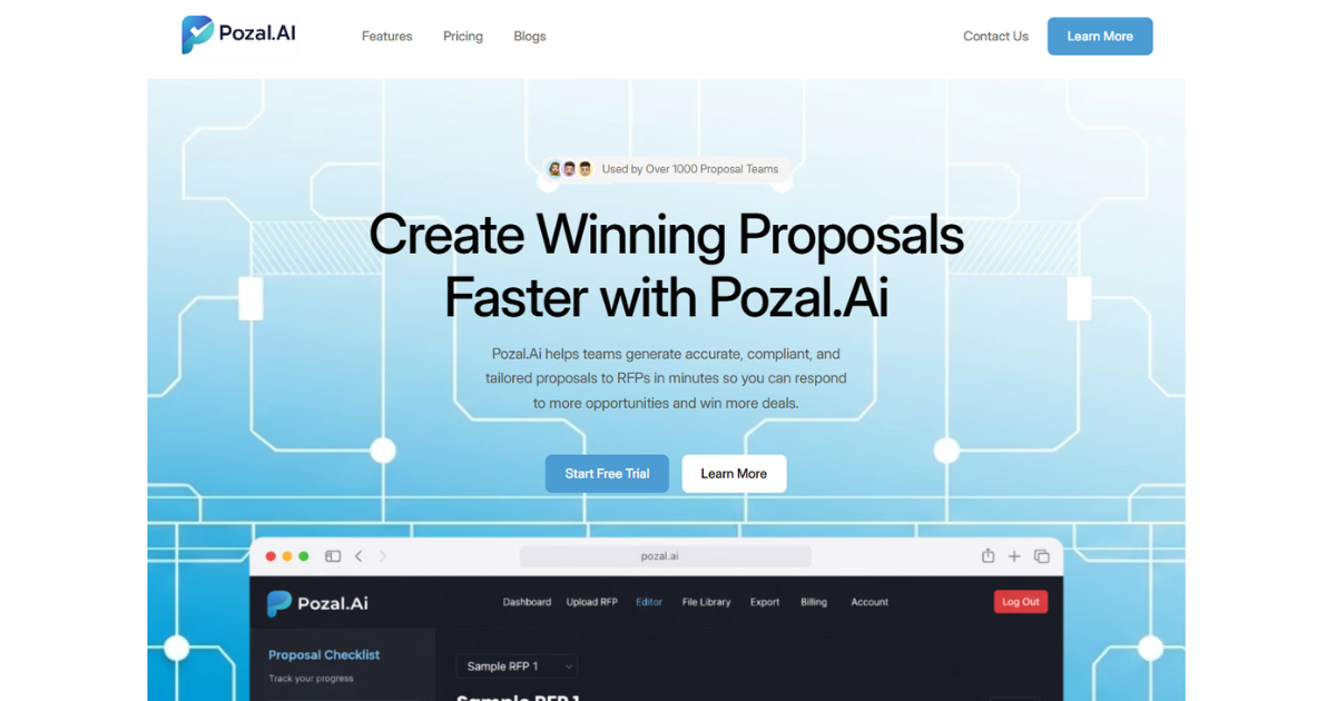 Pozal.Ai | AI Proposal Writing Software for RFP Responses
