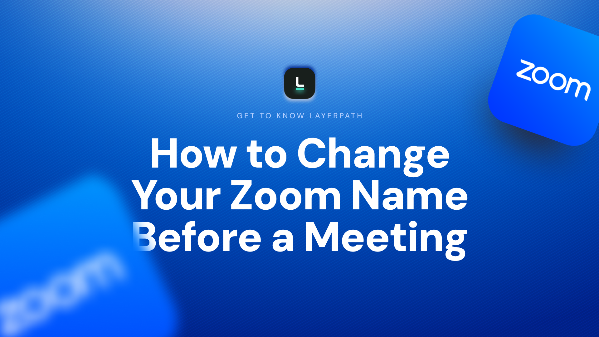 How to Change Your Zoom Name Before a Meeting