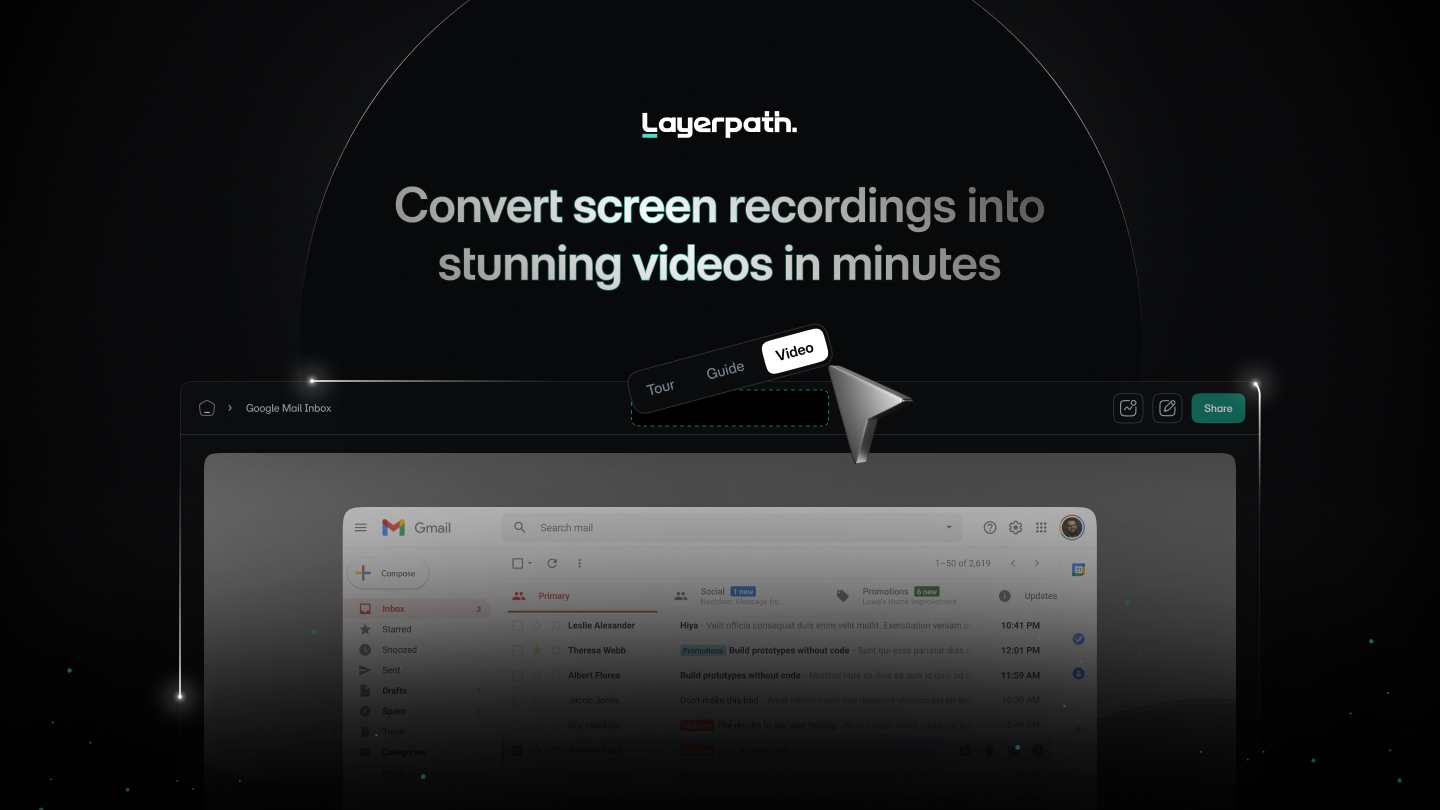 Convert Screen Recordings into Interactive Demo Videos | Layerpath
