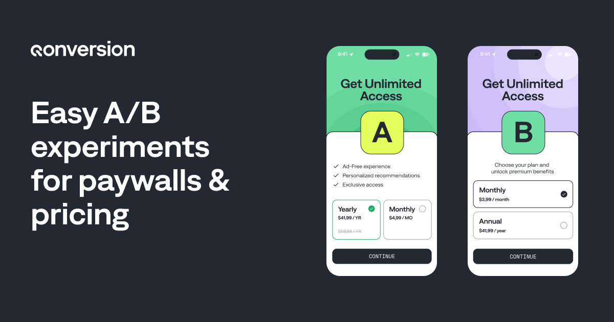A/B Test Paywalls, Prices and Onboarding for Mobile Apps – Qonversion