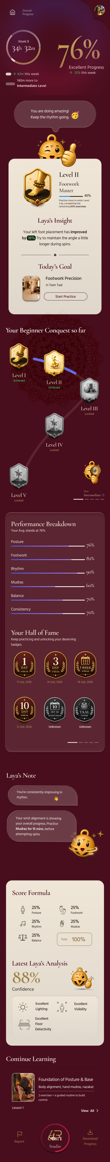 Scrolling content