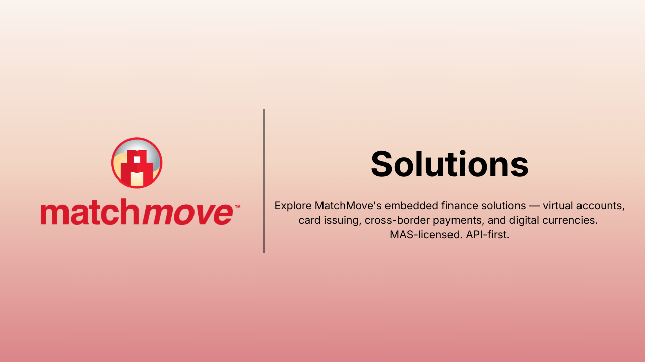Matchmove Problem MatchMove Solutions | Embedded Finance Platform for Businesses