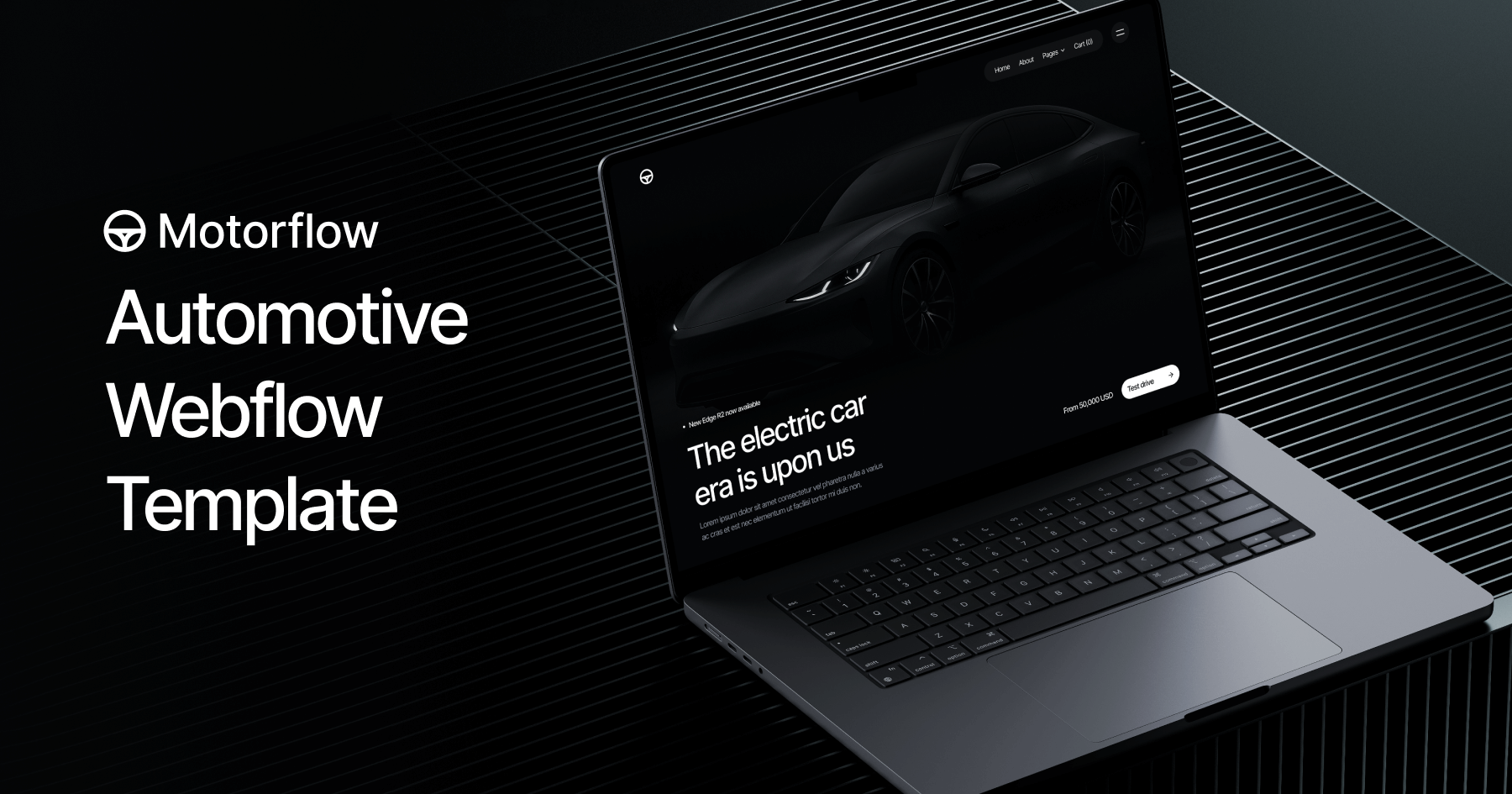 Home V2 - Motorflow | Framer website template