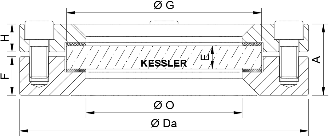 KESSLER Rundschauglas KL513 Zeichnung