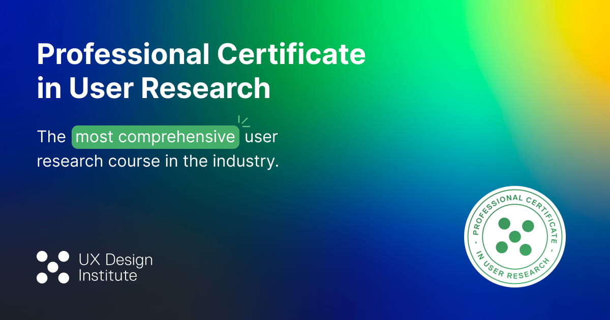 User Research Course for UX | UX Design Institute