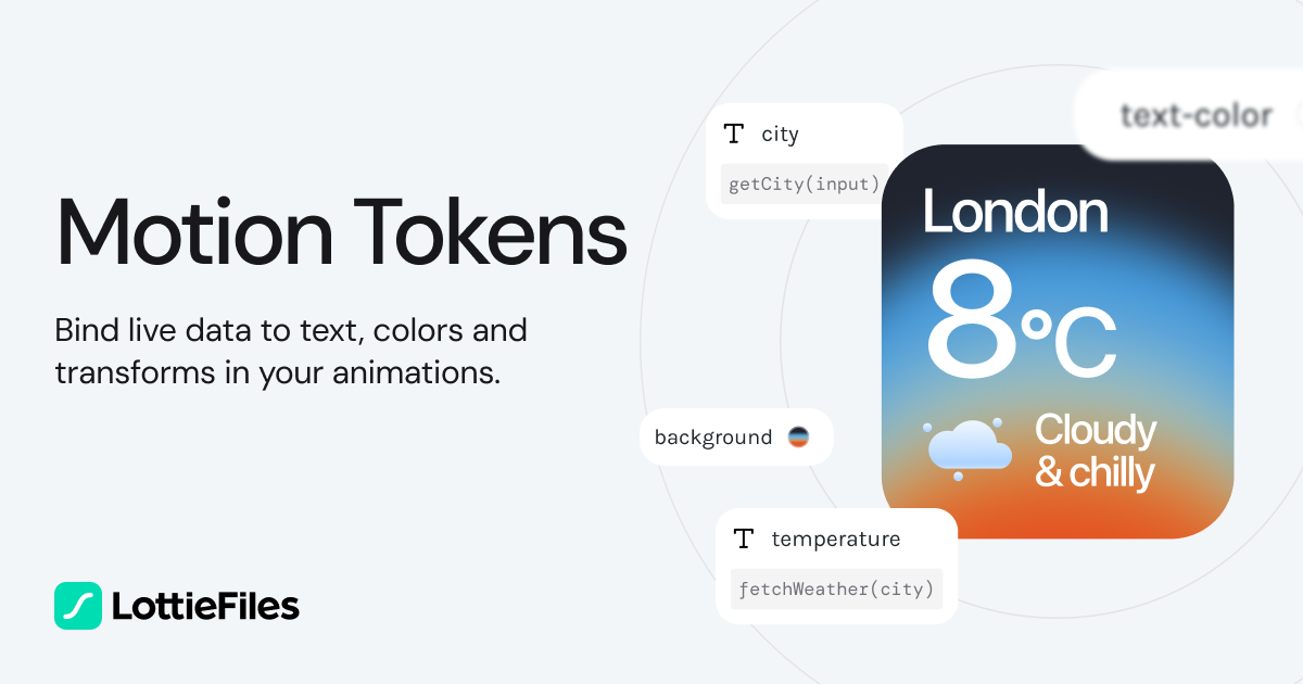 Control Lottie Animations with Real Data (Website)