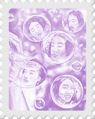 Bubble stamp
