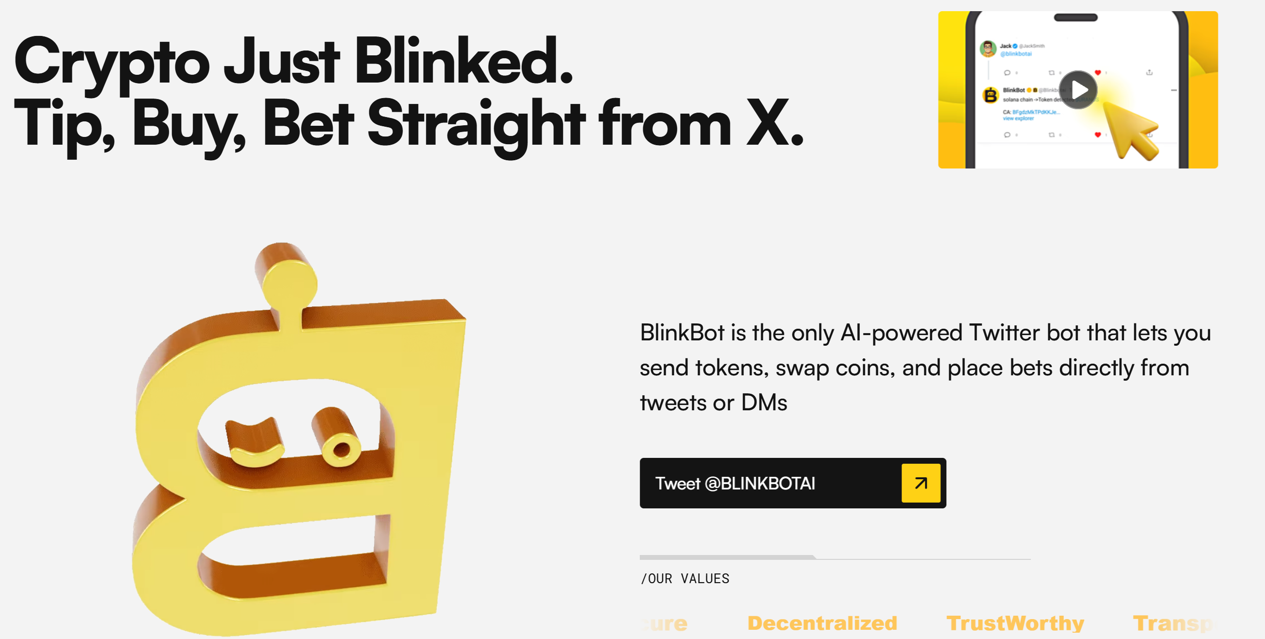 Blinkbot - The Easiest Way to Trade on X
