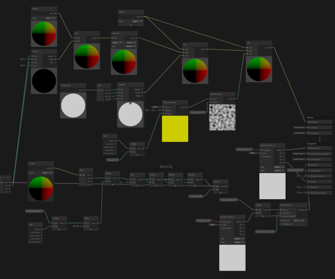 Swaying Shader shader graph