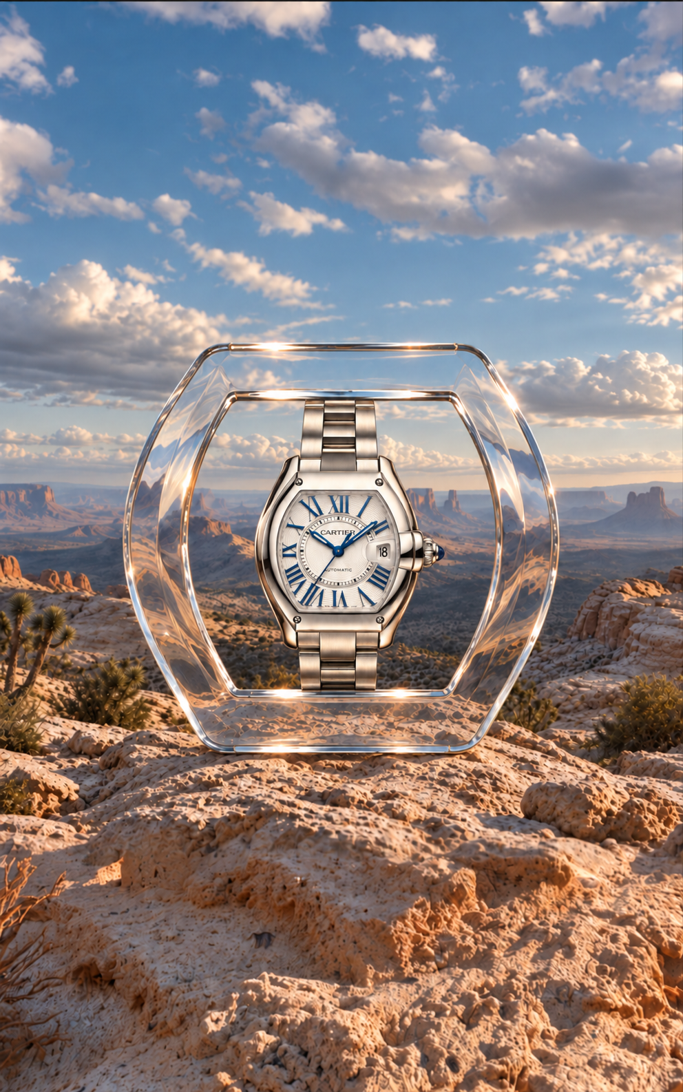 Cartier Western — Desert watch hero