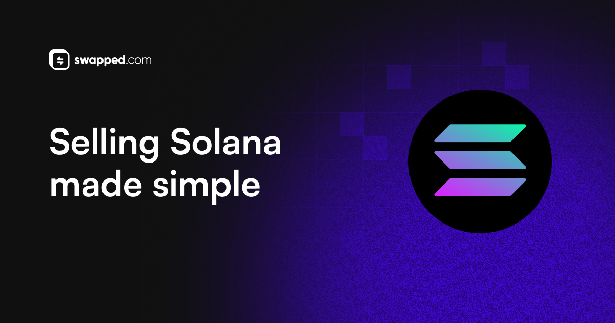 Solana Appkit Swapped.com: Sell Solana (SOL) instantly with low fees