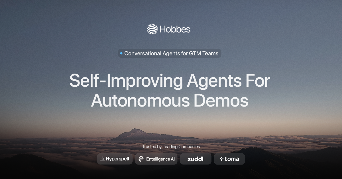 Hobbes website homepage built with Framer
