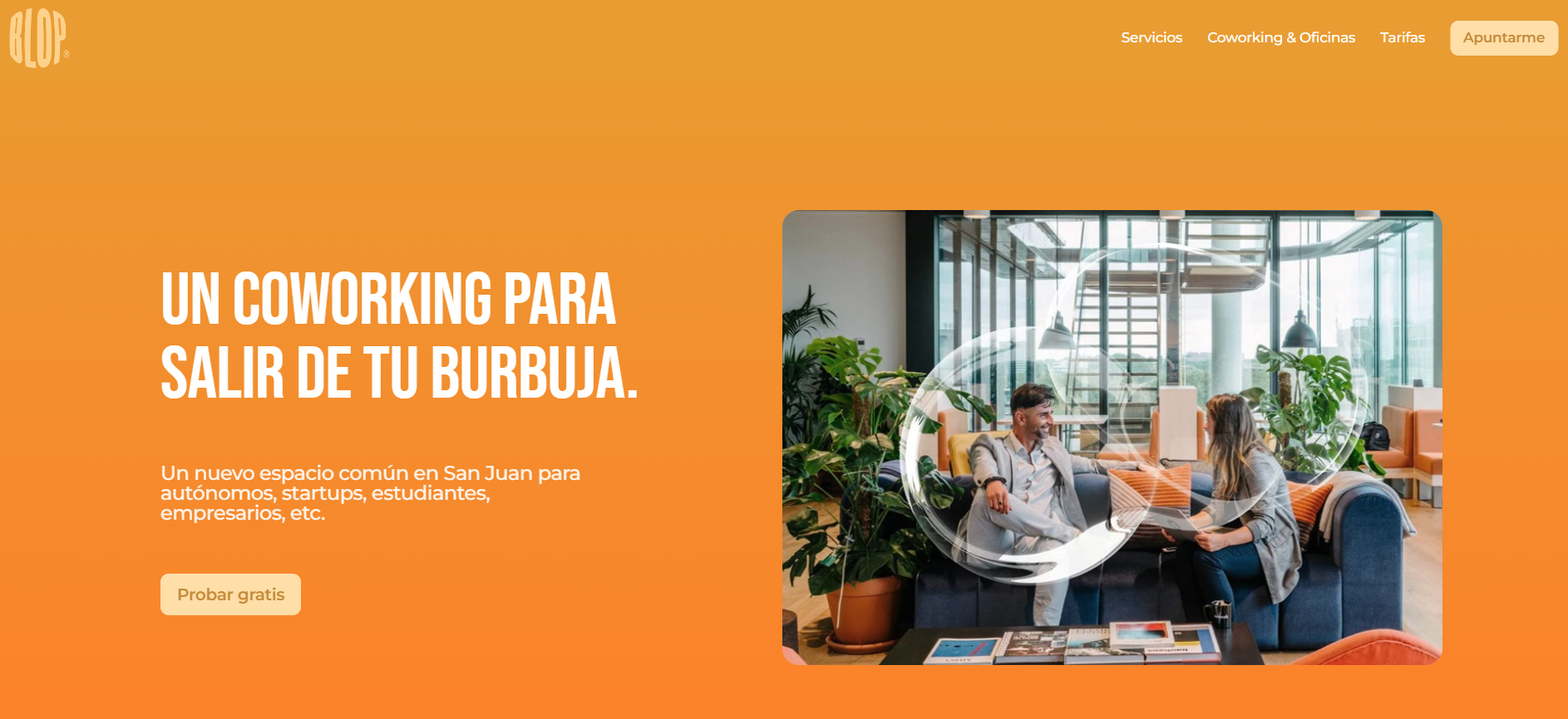 Blop Coworking, servicios inmobiliarios en Alicante