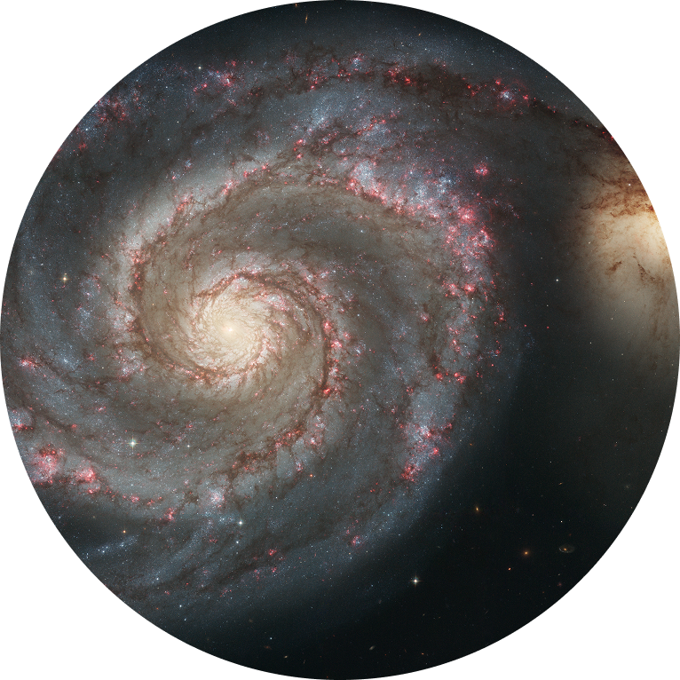 Whirlpool Galaxy planet