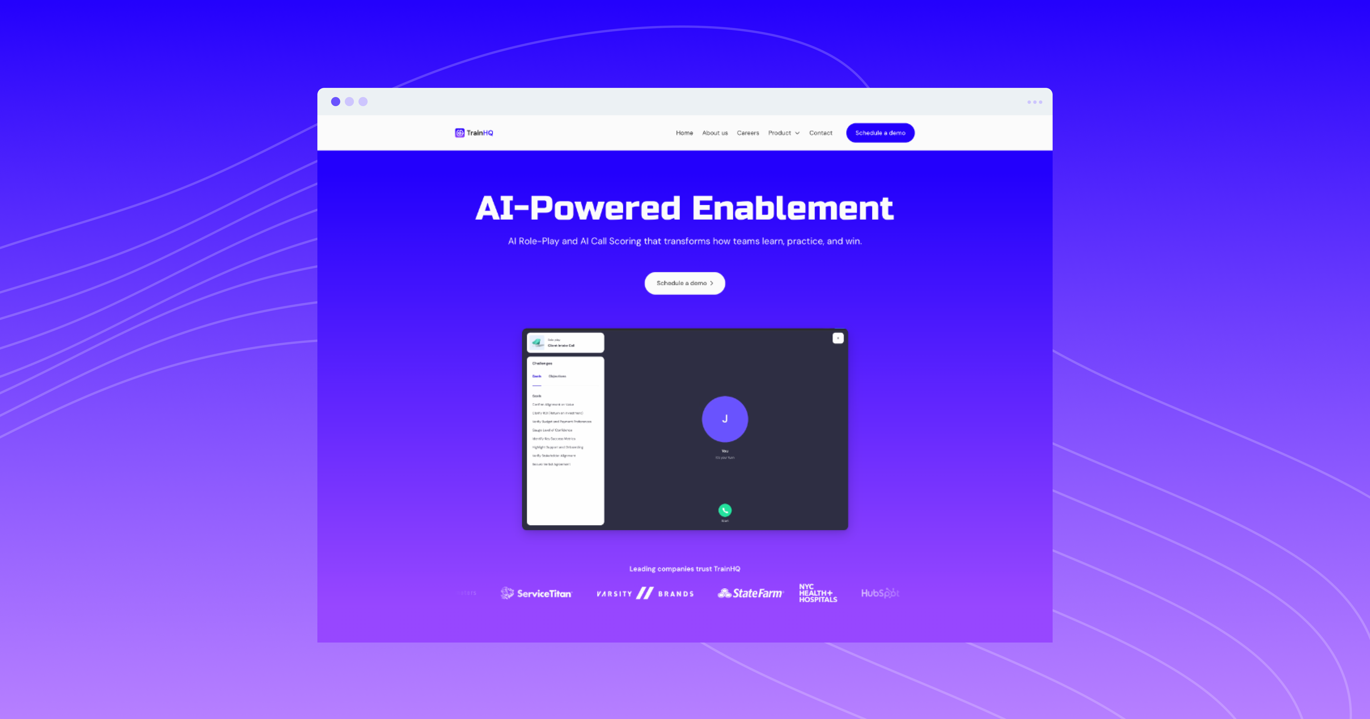 TrainHQ - Training solution for large scale companies from the future