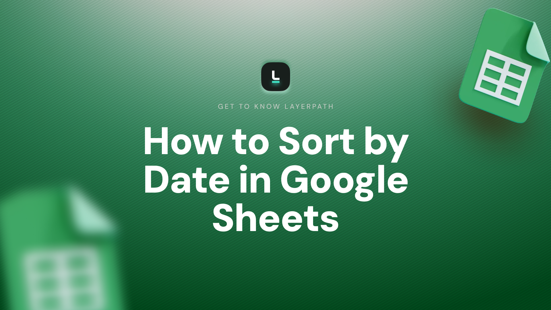 How to Sort by Date in Google Sheets