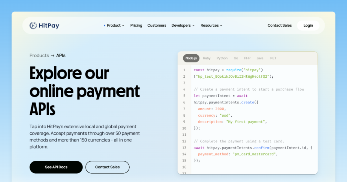 Developer-Friendly Payment APIs for Singapore Businesses - HitPay