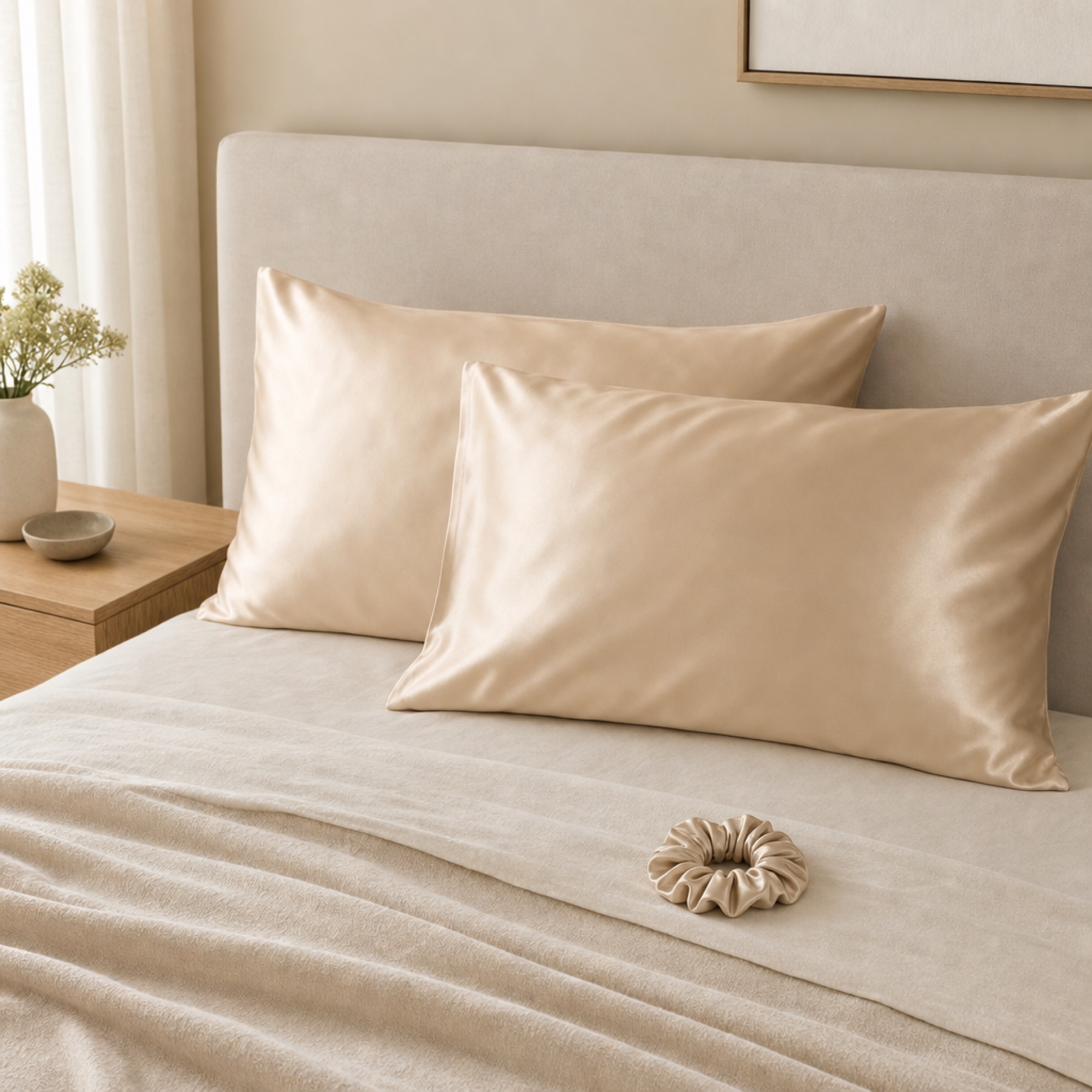 The champagne silk collection