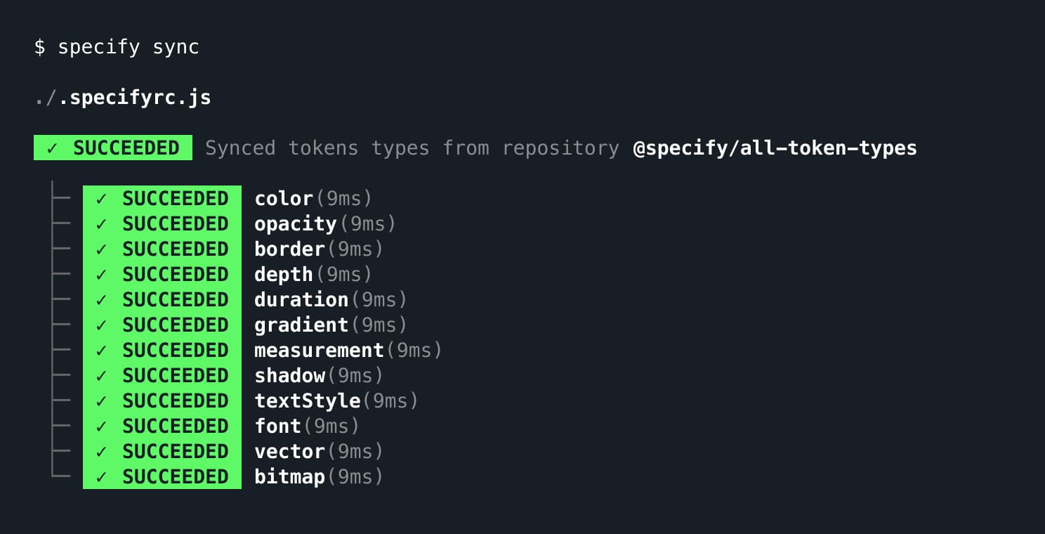 Specify Sync Command