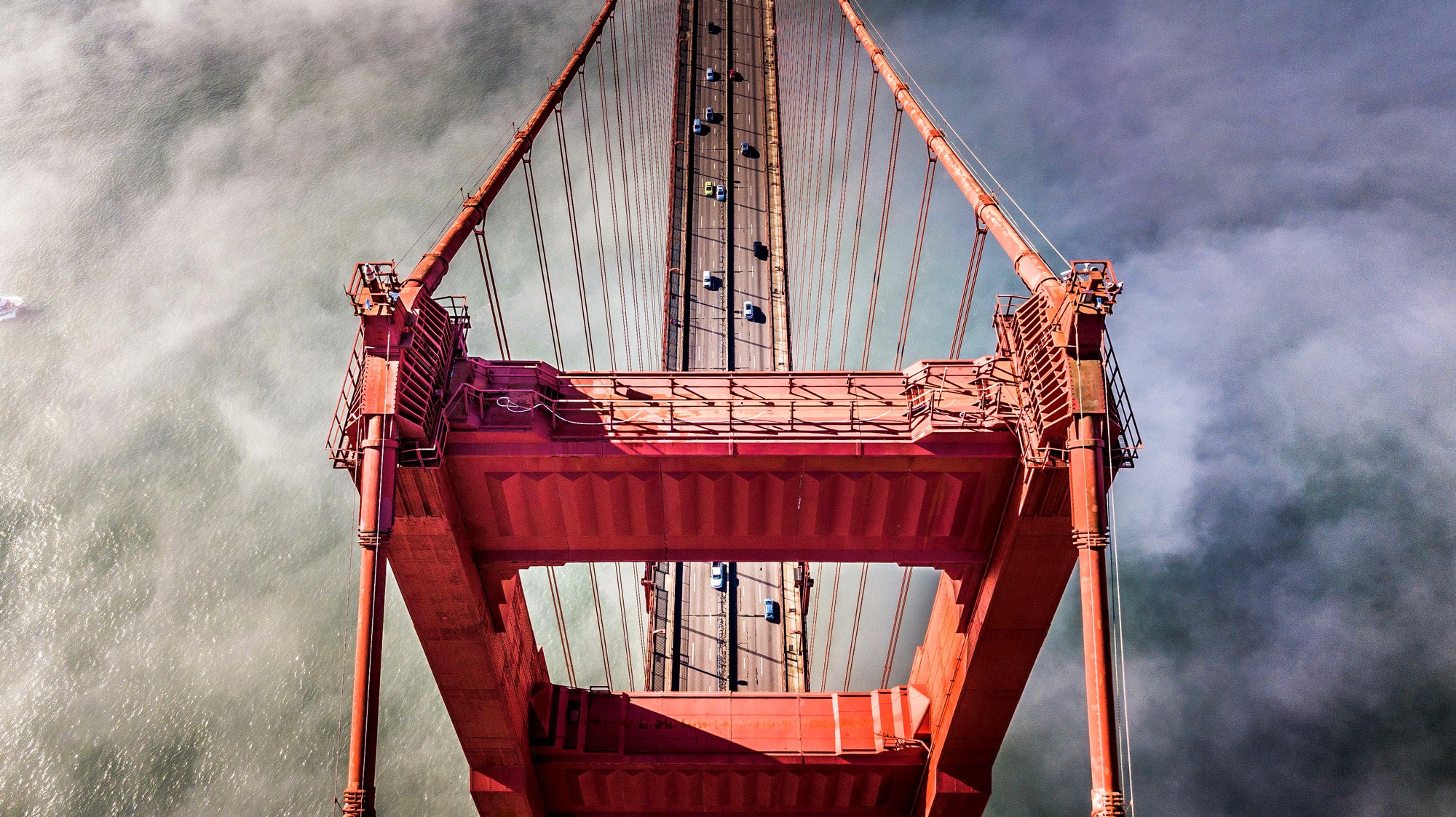 Golden Gate Bridge from above