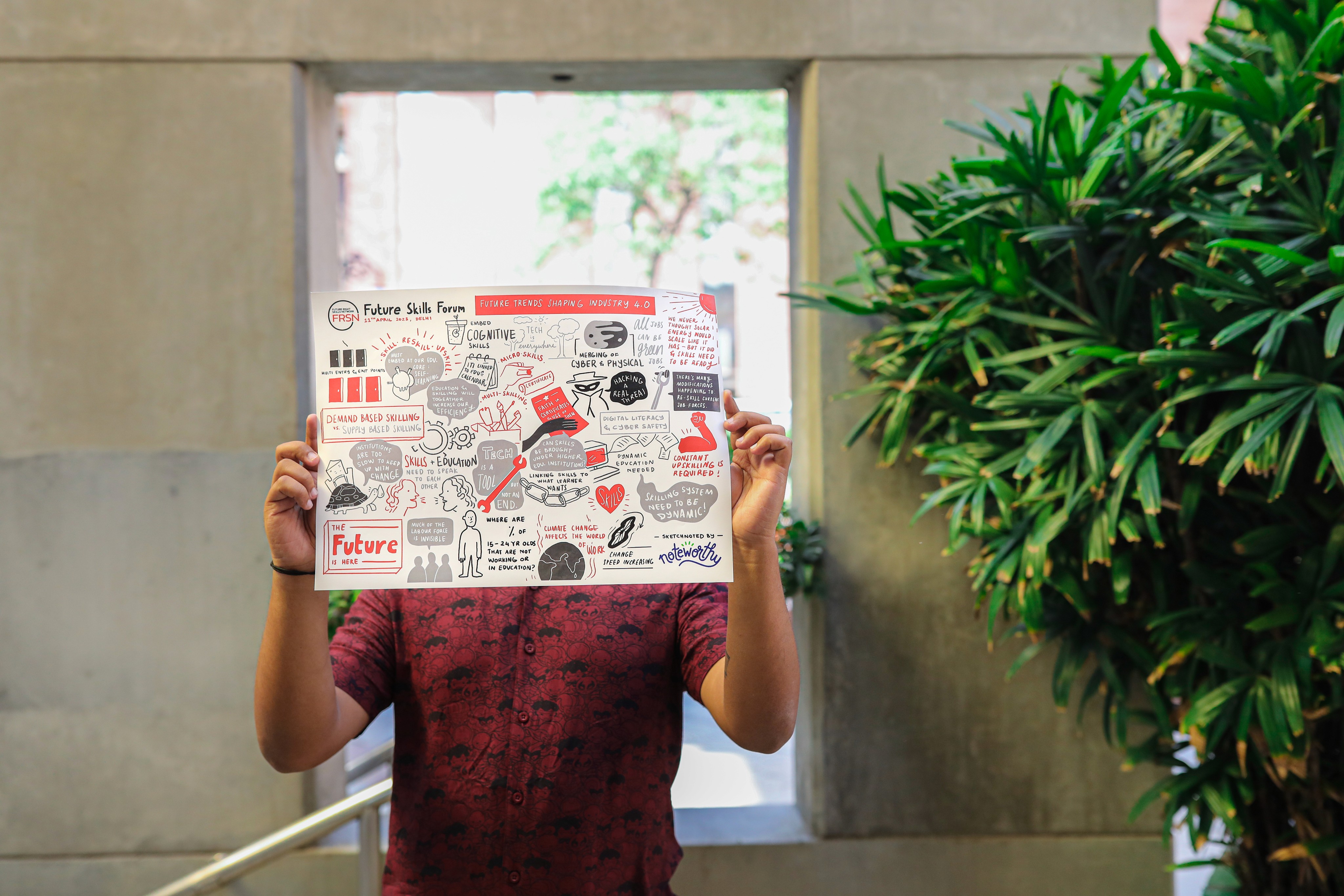 Noteworthy sketchnoting team - experienced visual artists and graphic recording professionals behind award-winning visual communication services