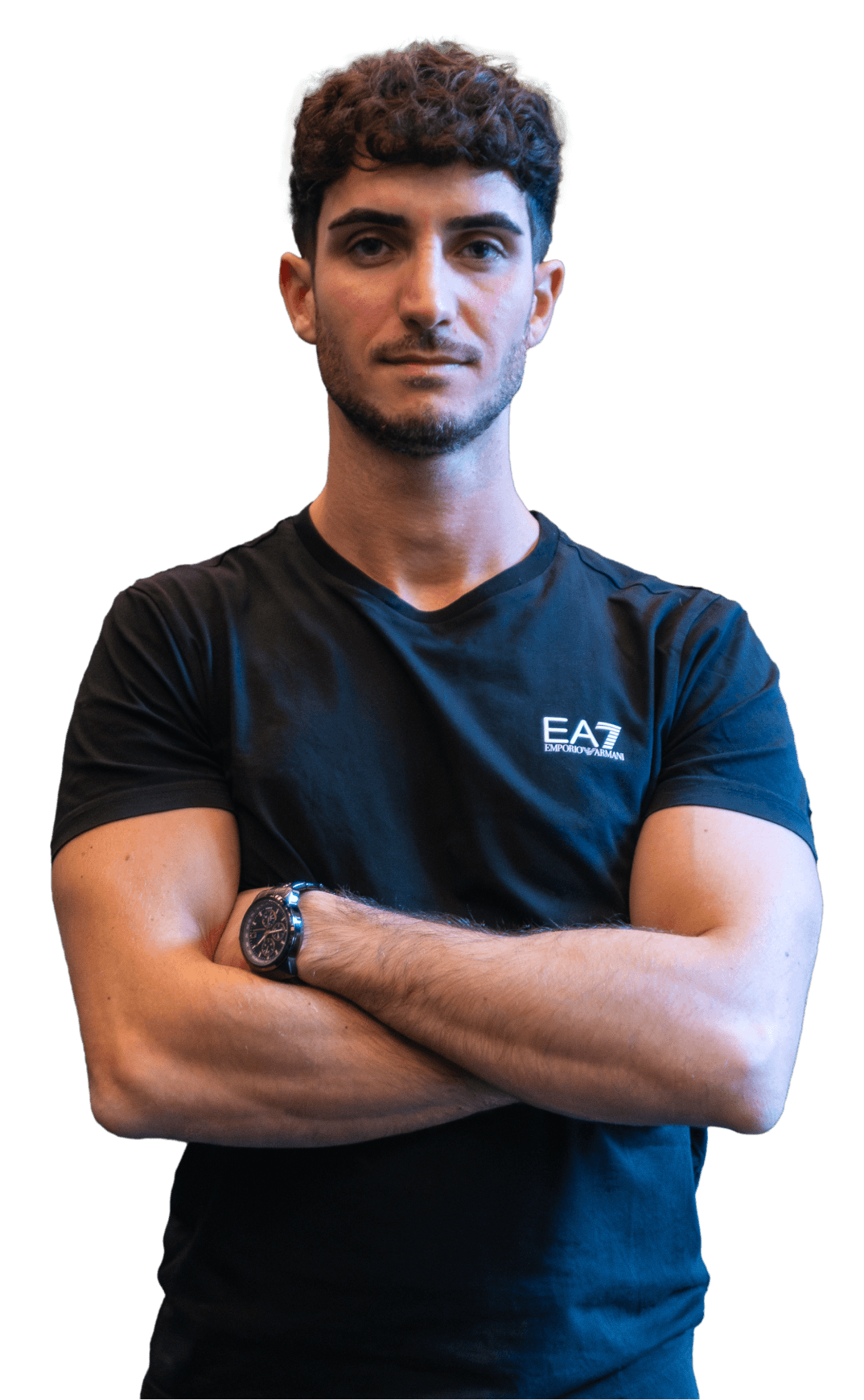 Alessandro Di Cianni, personal trainer e nutrizionista, ritratto professionale in palestra